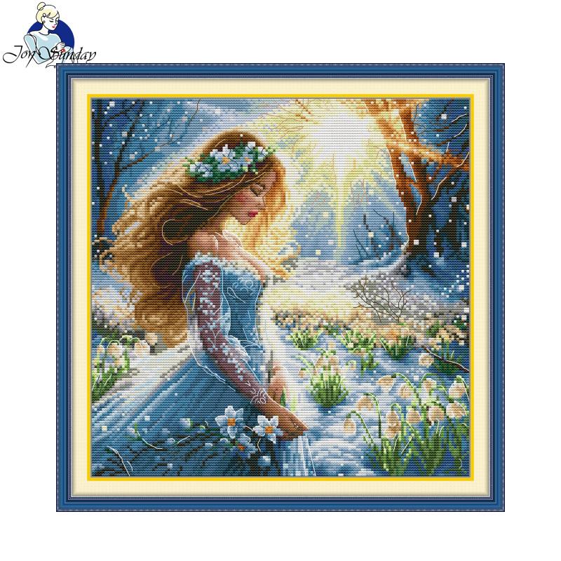 Embroidery Meaning - Joy domingo kit de ponto cruz