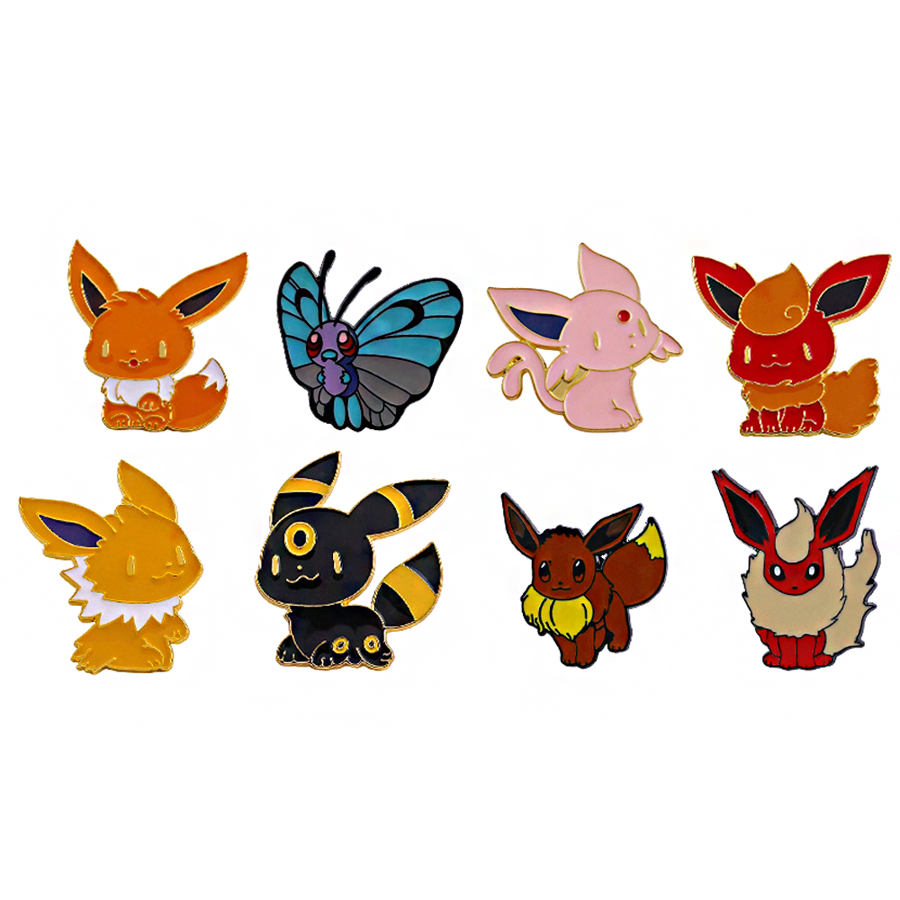 Embroidery Reddit - Conjunto de 8 Pins de Eevee