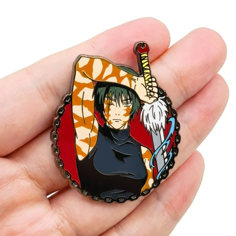 Embroidery Reddit - Jujutsu Kaisen Maki Zenin JJK, broche