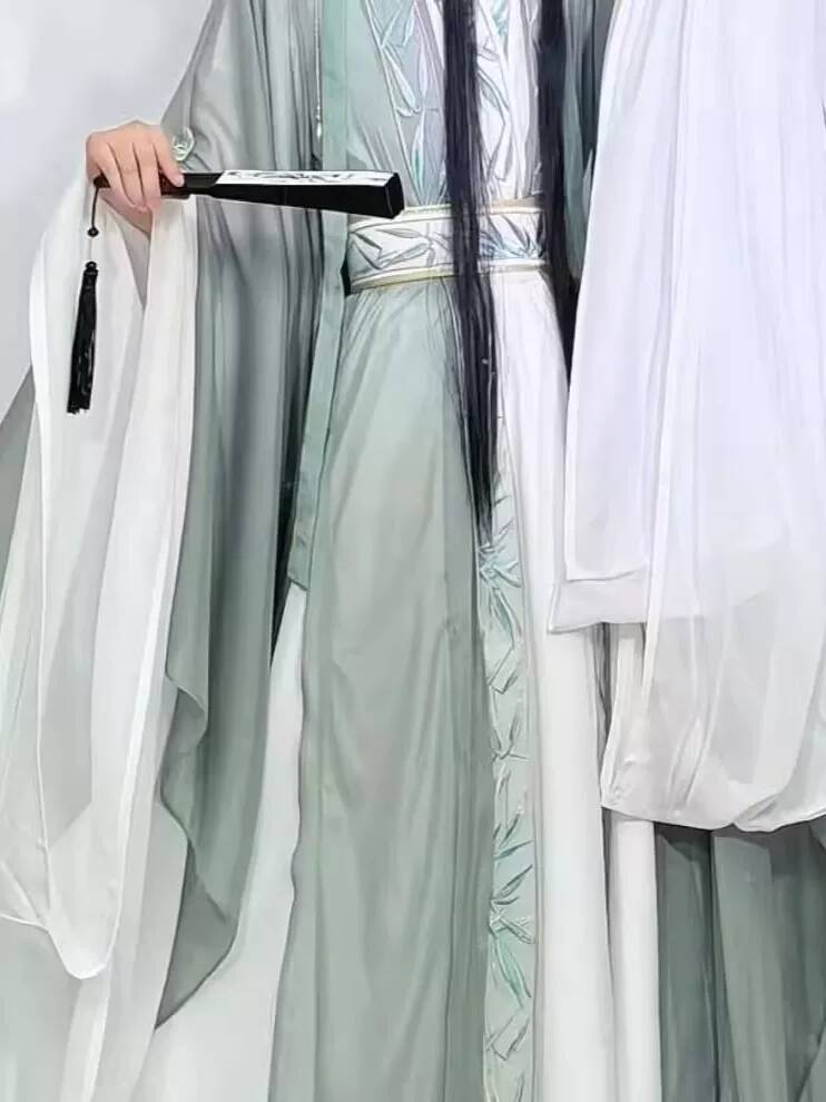 Novo Hanfu Feminino Wei Jinfen - Embroidery Cotton Shirt avaliação e preço