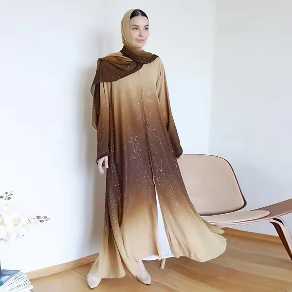 Quimono Cardigã Gradiente Eid  - Embroidery Kebaya avaliação e preço