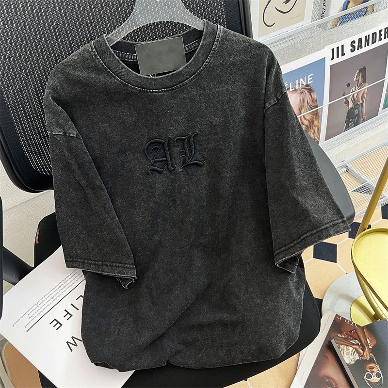 Camiseta clássica bordada com  - Embroidery Cotton Shirt avaliação e preço
